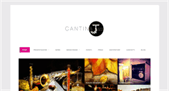 Desktop Screenshot of cantinajazz.com